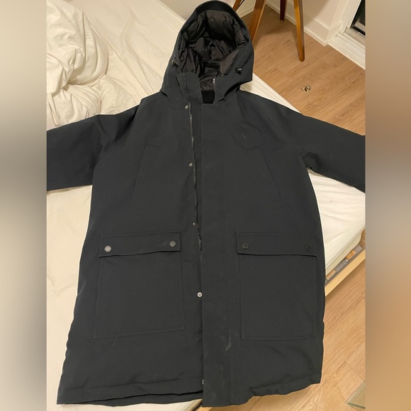 Frank and Oak size large Navy Parka - never been worn. - Picture 1 of 3